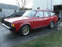 1977 Red 5 Door Station Wagon 1977 Red 5 Door Station Wagon
