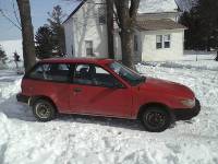1991 Red 3 Door Hatchback 1991 Red 3 Door Hatchback